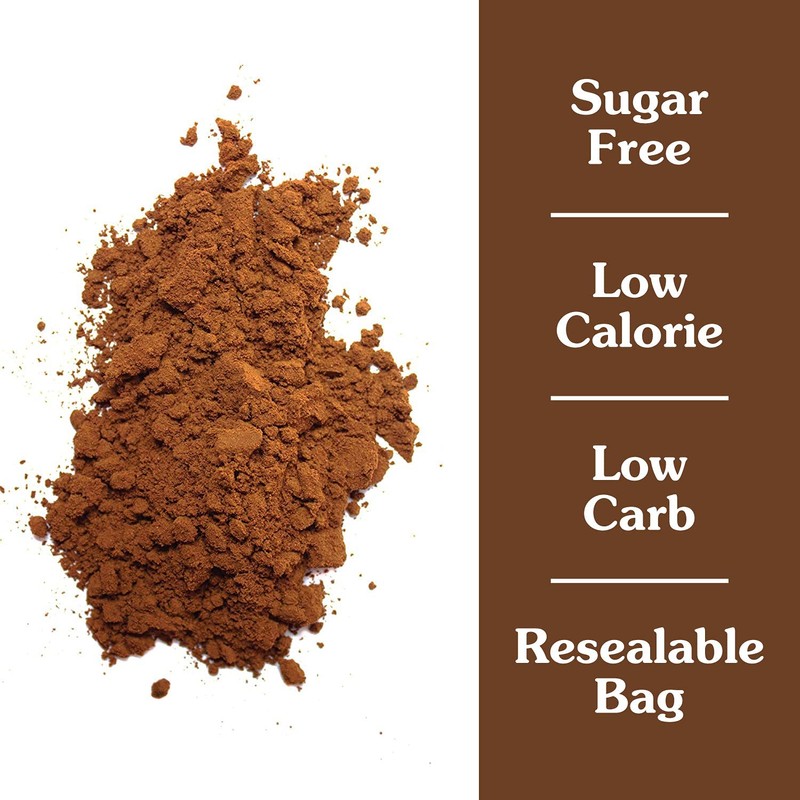 NuNaturals Cocoa Dutch Process Organic 10-12%, 1 lb 2 Pack