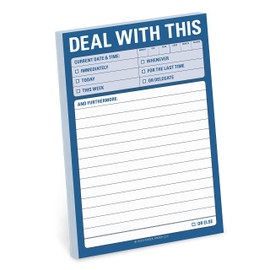 Knock Knock Deal with This Great Big Sticky Note, Large Sticky Notepad, 4 x 6-inches