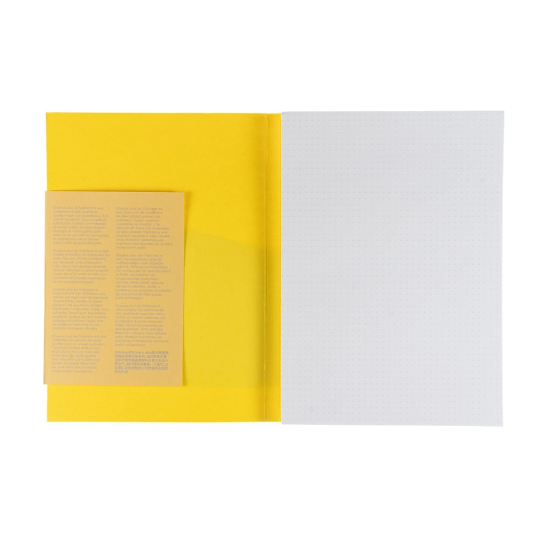 Fabriano Ecoqua Plus Glue-Bound Notebook, 5.8" x 8.3", A5, Dotted,