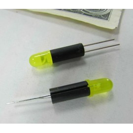 KingBright Lot 10 KingBright Mounted Yellow LEDs WP7113BR12.7-C