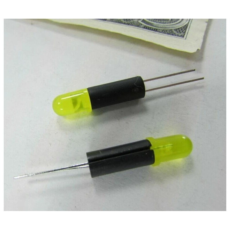 KingBright Lot 10 KingBright Mounted Yellow LEDs WP7113BR12.7-C