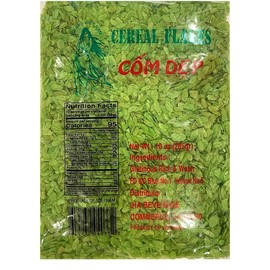 Generic 1 Green Glutinous Rice Flakes 10 oz Sweet rice flakes Great for desserts Cereal(1 pack)