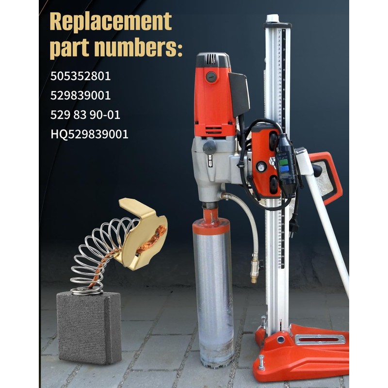 Carbon Motor Brush Set Fit for DMS 240 Concrete Core