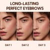 Brow Tattoo Peel Off - Eyebrow Gel with Eyebrow Stencils