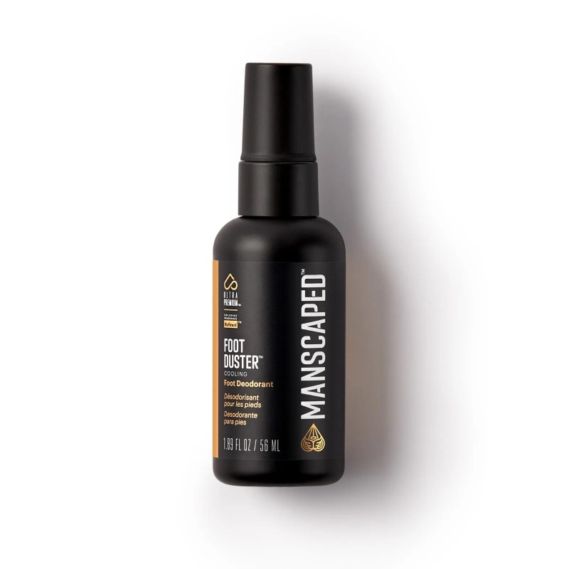MANSCAPED® The Foot Duster™, Mens Cooling Foot Deodorant Spray with