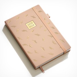 DeDe Bee Academic Diary 2025-2026 Week to View, A5 Mid Year Weekly Planner, 18Months Diary for Teacher, Students, Work& Home, July 2025 - December 2026 (Pink)