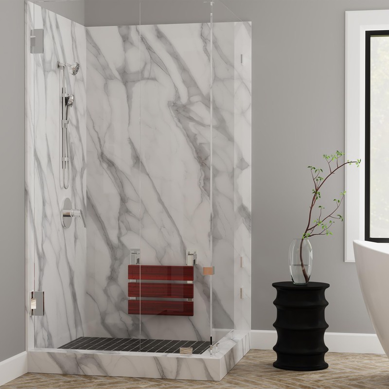 PULSE ShowerSpas 4008-SSP ErgoSeat II Stainless Steel Polished