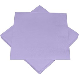 HEKU® Fabric / Napkins 33 x 33 cm Plain (Pack of 20) 241-06 Lilac 33 x 33 cm