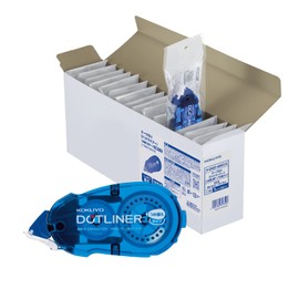 KOKUYO DOTLINER Glue Tape Refill, Strong Adhesion, 15 Pieces TA-D400-08X15