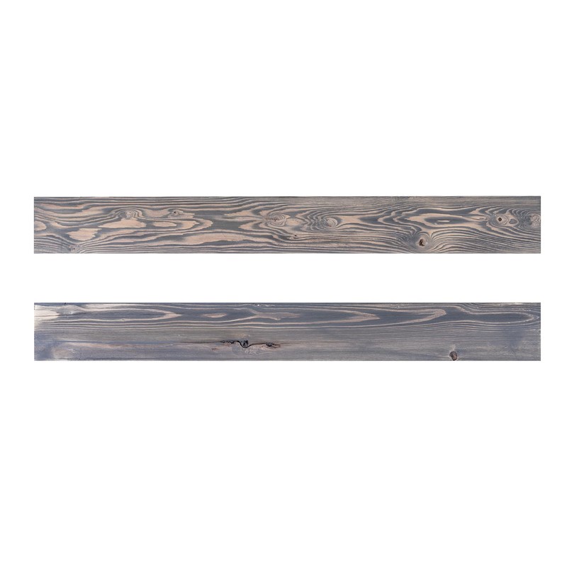 BoscoMondo 5.5 Inches Wide Barnwood Wall Planks, Rustic Solid Wood