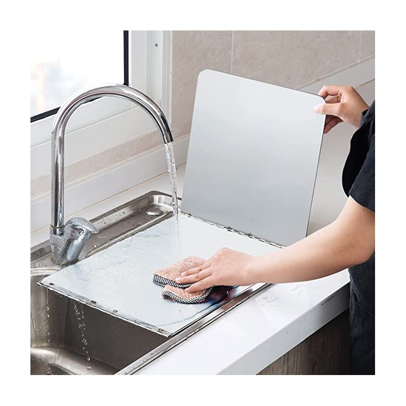 Splatter Guard for Frying Non-Stick 3 Sided Foldable Grease Splatter