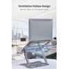 Laptop Stand, Ergonomic Adjustable Notebook Riser Holder with Foldable Design,
