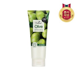 LG Household & Health Care On the Body The Natural Moisturizing Olive Cleansing Foam 200g / 온더바디 더내추럴 촉촉 올리브 클렌징폼 200g