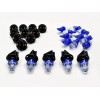 Lumiglow 15 Blue Domes LEDs Lights Bulbs 1/2" Sockets Instrument