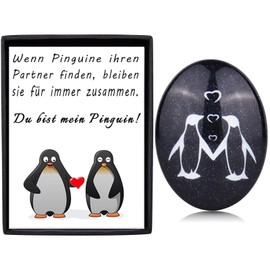 HEYOMI Penguin Gift Anniversary Gift for Him Her Partner Gifts Couple Gifts Wedding Anniversary Gift Wedding Gift Ornaments