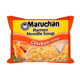 Maruchan Ramen Chicken, Instant Ramen Noodles, Ready to Eat Meals, 3 Oz, 24 Coun