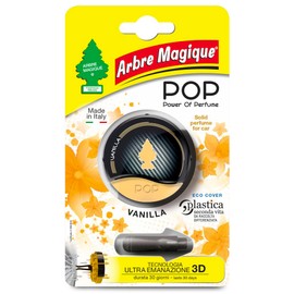 All Ride Arbre Magique, Pop Auto-Lufterfrischer, Vanille-Duft, Ultra-Hand-System, verlängerter Duft für 7 Wochen.
