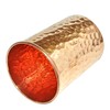 Indian Drinking Cups Pure Copper Hammered Tumbler Drinkware Accessory, Set