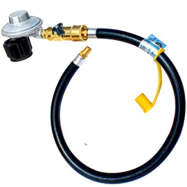 MCAMPAS Kit de manguera y regulador de desconexión rápida para Weber 65570 7503 7504 piezas, compatible con Weber Spirit 500 y 700, Genesis 1000-5000, Platinum I y II