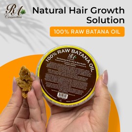 RA COSMETICS 100% Natural Unrefined Batana Hair Oil for Growth, Repair & Strength | 8 oz Nourishing Moisturizer for Damaged Hair from Honduras