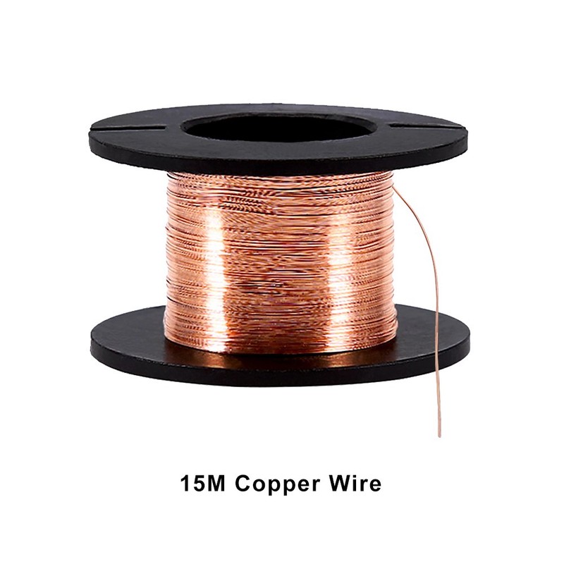 5pcs 0.1mm Enamelled Wire Copper Winding Wire Enamelled Repair Wire