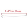 Chain Link Fence Steel Hook Ties (Galvanized) 9 Gauge, Size