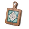 Golspia Heat Resistant Wood Square Tile Trivet Kitchen Accessories Scandinavian