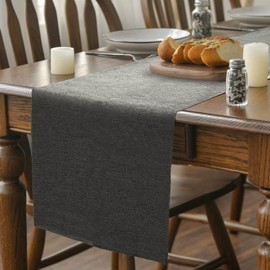 Modern Decorative Table Runners - Waterproof, Outdoor, Grey (40*180 cm) for Kitchen, Dining Room, Party