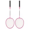 Badminton Rackets Iron Alloy Lightweight Badminton Racquets with 3 Balls
