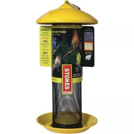 Stokes Select (1)-Stokes Select 13 In. 1 Lb. Capacity Yellow Finch Screen Feeder 38115-DI