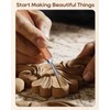 UCEC 5 Pack Linocut Wood Carving Tools Set Linoleum Hand