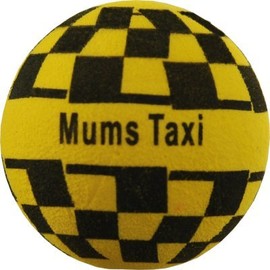 Fun ' Mum's Taxi ' Car Aerial Ball Antenna Topper - (one P&P charge no matter how many items you buy from Aerialballs.)