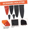 TOVINANNA Hairdressing Scissors Leather Case Barber Scissor Bag Hair Scissors