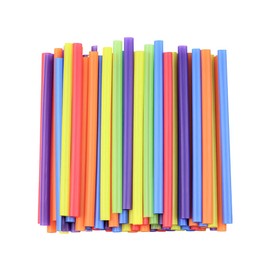 Magik 100-200 Pcs Jumbo Smoothie Straws Boba Bubble Tea Straws Individually Wrapped (200 Pack, Assorted Colors)