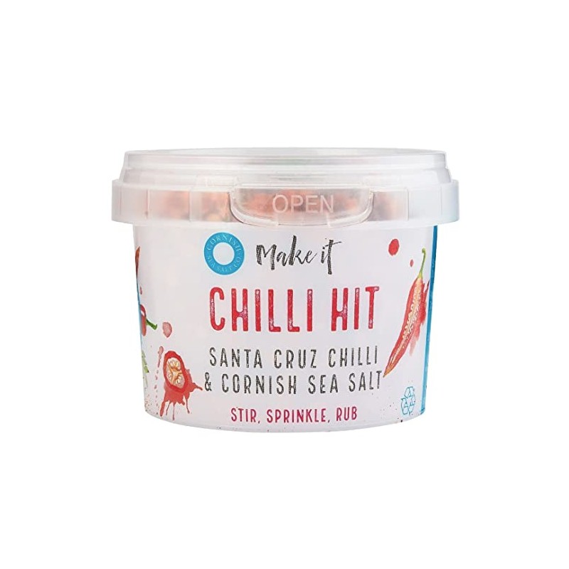 Cornish Sea Salt Chilli Pinch Pot Seasoning 50g