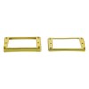 2PCS Guitar Pickup Frame Metal Bridge and Neck Pickups Cover