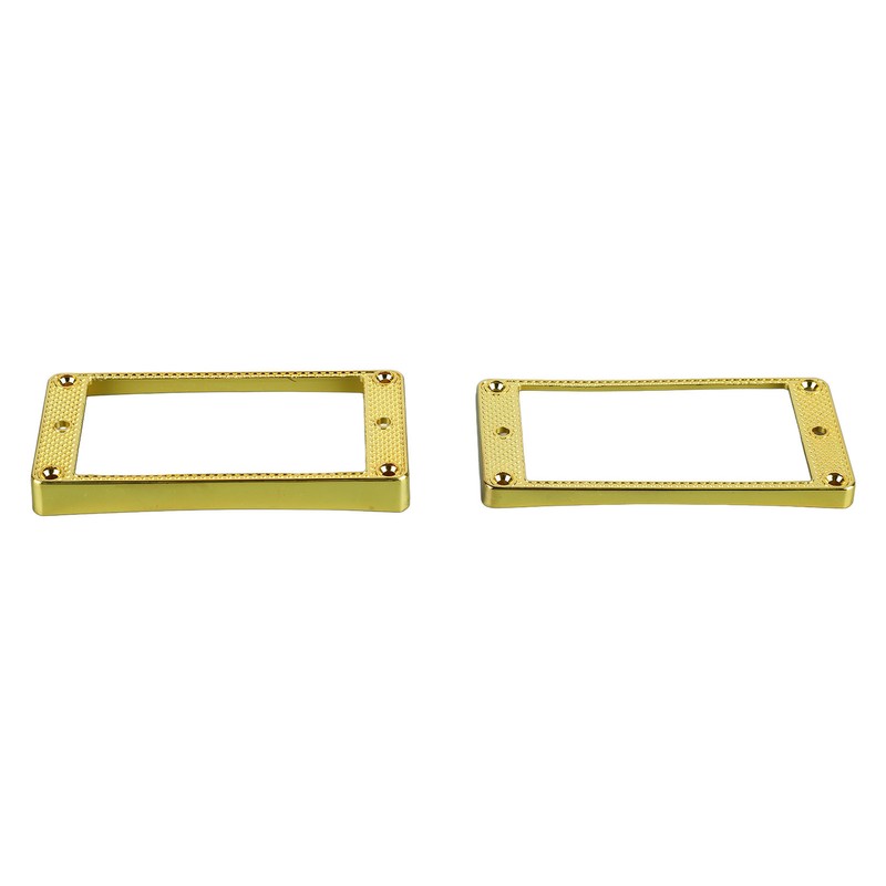 2PCS Guitar Pickup Frame Metal Bridge and Neck Pickups Cover