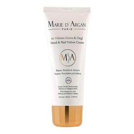 Crema Para Manos Y Uñas 100 ml | Ácido Hialurónico, Colágeno Marino, Hibiscus | Hidratante, Reparadora y Fortalecedora | Ideal Para Manos Secas | Marie D’Argan