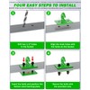 MOLAVIEE 2 Pack 3/8" Tractor Bucket Grab Hooks, Grade 70