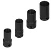 4pcs Locking Wheel Nut Removal Sockets Removers Extractors Kit Aluminum