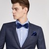 Medsuo Adjustable Bowtie, Men BowtiePre-Tied Bow Tie for Parties (Navy