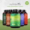 Psyllium Husks + Biocultures - 180 Vegan Capsules Nutravita