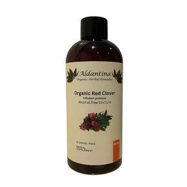 Organic Bulk Red Clover Tincture, Alcohol-Free Liquid Extract, Organic Red Clover (Trifolium pratense) (250ml)