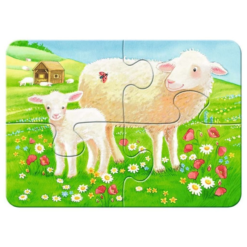 Ravensburger 07077 07077-my First Puzzles: Our Favourite Animals Children's Puzzle