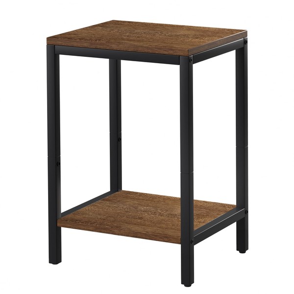 SAYGOER Wood End Tables Small Side Table with Storage Night