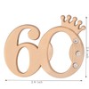 24 pcs 60th Birthday Party Favors Bottle Opener-Black and Gold