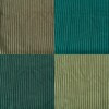 Volcanics Set of 4 Dark Green Corduroy Decorative Couch Throw