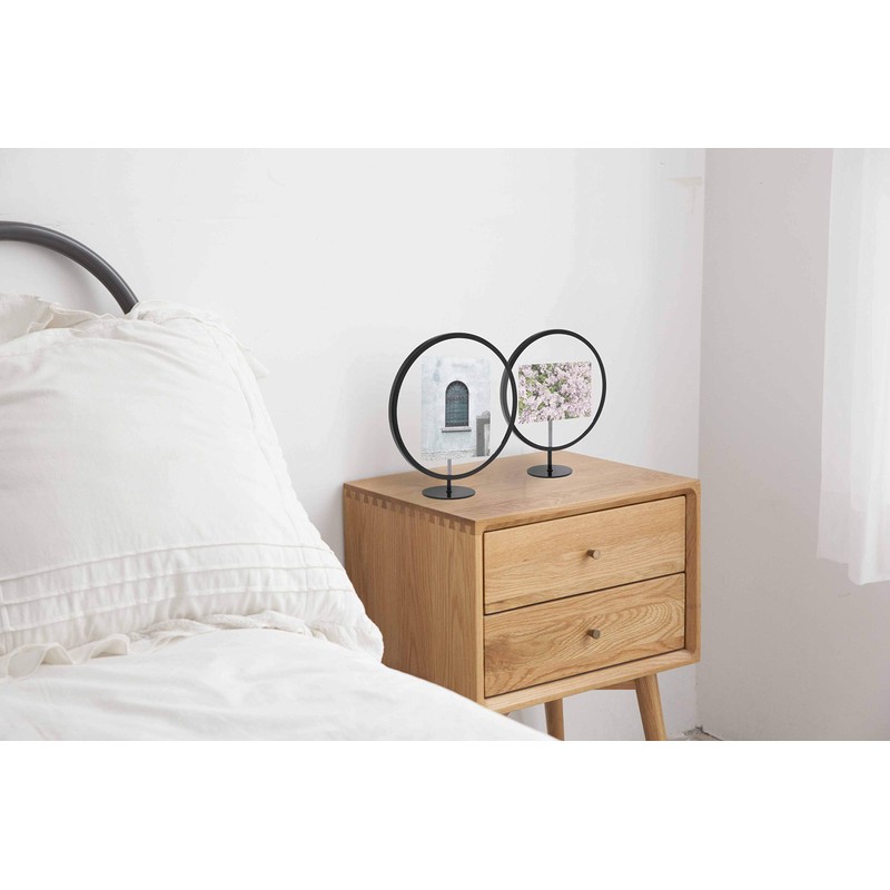 Umbra, Black Infinity Picture Frame, Unique Circular Display for Desk