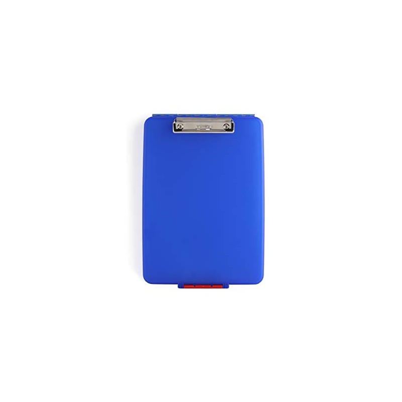 Dexas Slimcase Storage Clipboard, Blue