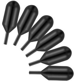 Colarr 6 Pack Rolling Ink Refills for Identity Protection Stamps, Daters and Stamp Pad, 1.5cc Each, Black Color Ink, Replacement Ink Refills for Self Identity Theft Guard Inking Stamp
